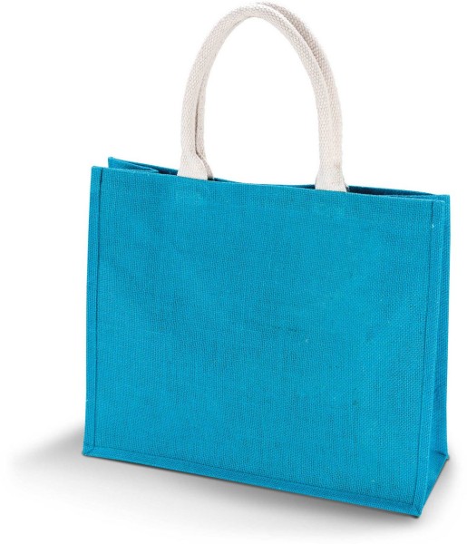 JUTE BEACH BAG Kék 