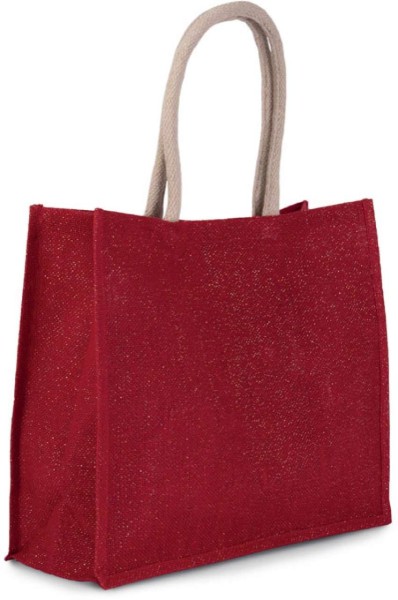 JUTE BEACH BAG Piros 