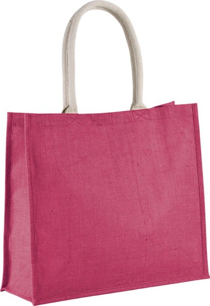 JUTE BEACH BAG Rózsaszín 