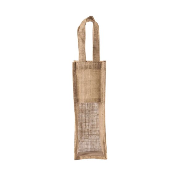 JUTE BOTTLE BAG Barna 