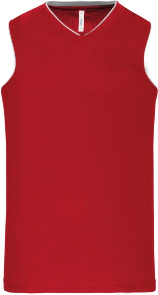 KIDS' BASKETBALL JERSEY Piros 