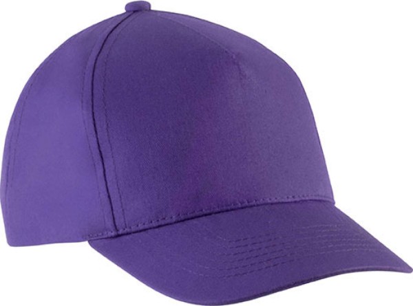 KIDS' COTTON CAP - 5 PANELS Lila 