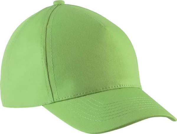 KIDS' COTTON CAP - 5 PANELS Zöld 