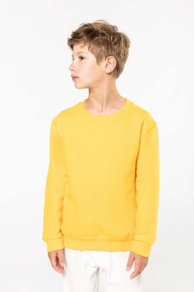 KIDS' CREW NECK SWEATSHIRT Kék 