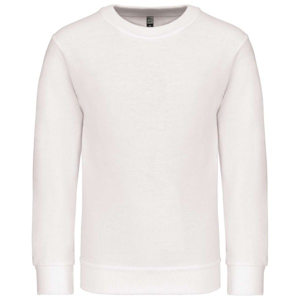 KIDS' CREW NECK SWEATSHIRT Fehér 