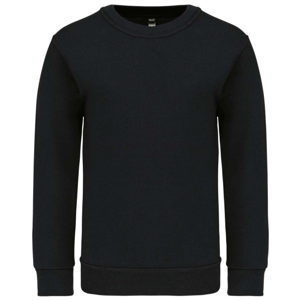 KIDS' CREW NECK SWEATSHIRT Fekete 