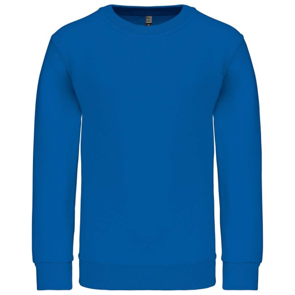 KIDS' CREW NECK SWEATSHIRT Kék 