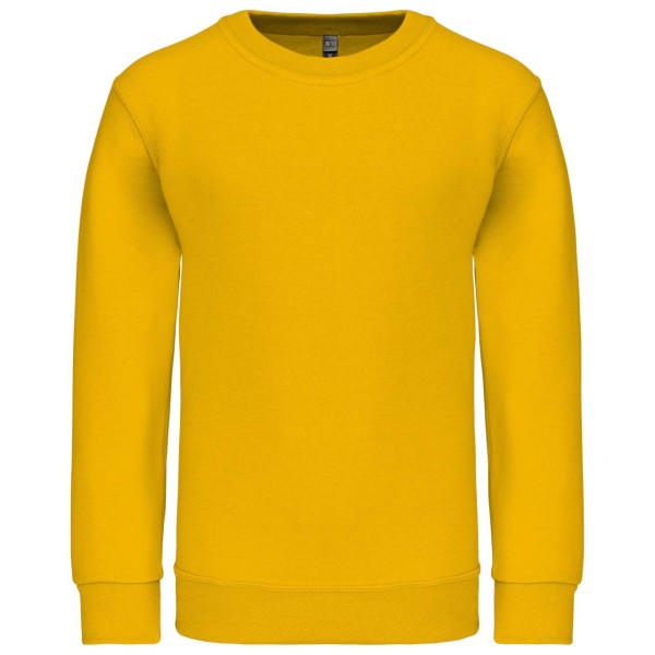 KIDS' CREW NECK SWEATSHIRT Sárga 