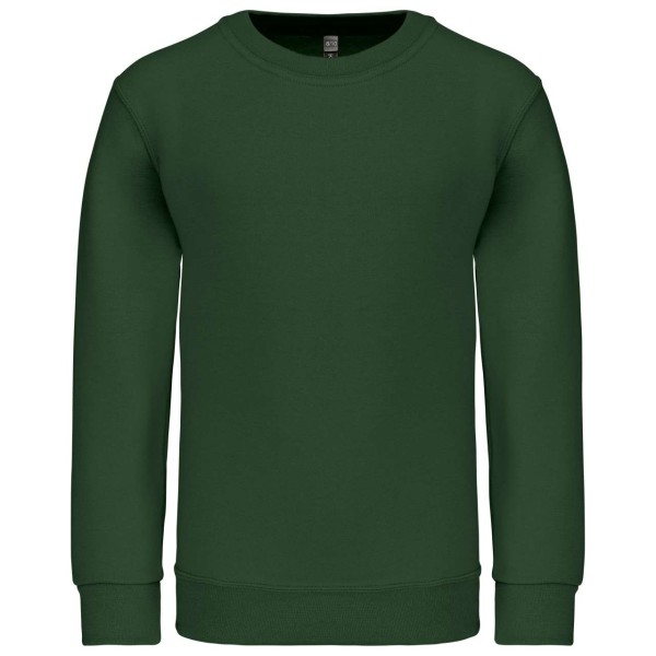 KIDS' CREW NECK SWEATSHIRT Zöld 