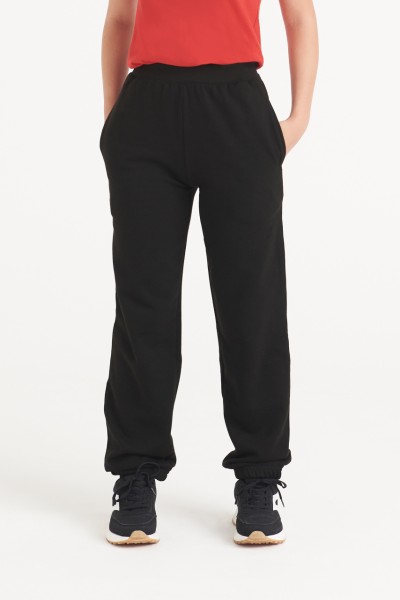 KIDS CUFFED JOGPANTS Fekete 