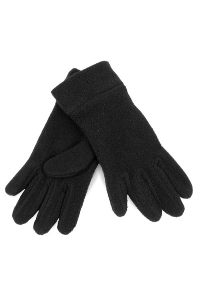 KIDS' FLEECE GLOVES Fekete 