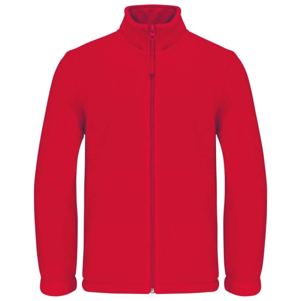 KIDS' FULL ZIP FLEECE JACKET Piros 