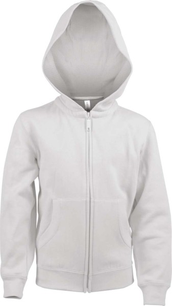 KIDS FULL ZIP HOODED SWEATSHIRT Fehér 