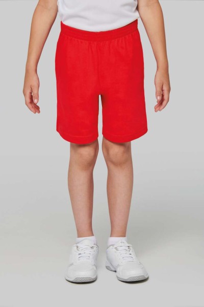 KIDS' JERSEY SPORTS SHORTS Piros 