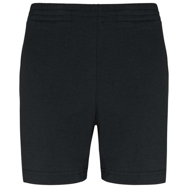 KIDS' JERSEY SPORTS SHORTS Fekete 