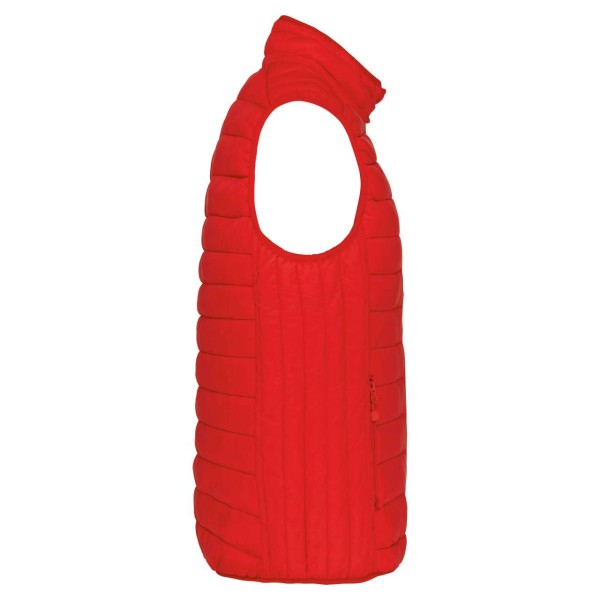 KIDS' LIGHTWEIGHT SLEEVELESS PADDED JACKET Piros 
