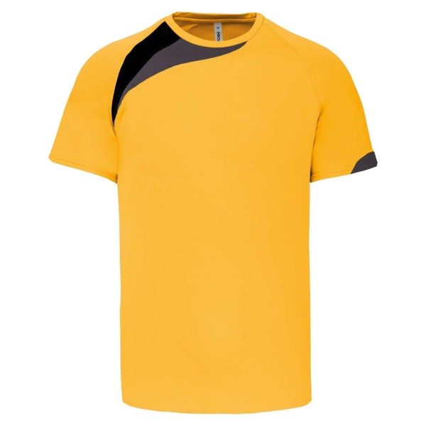 KIDS' SHORT-SLEEVED JERSEY Sárga 