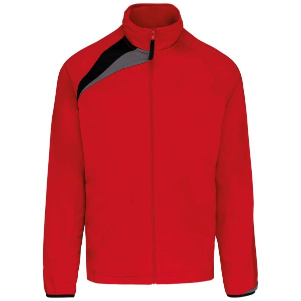 KIDS' TRACKSUIT TOP Fekete 