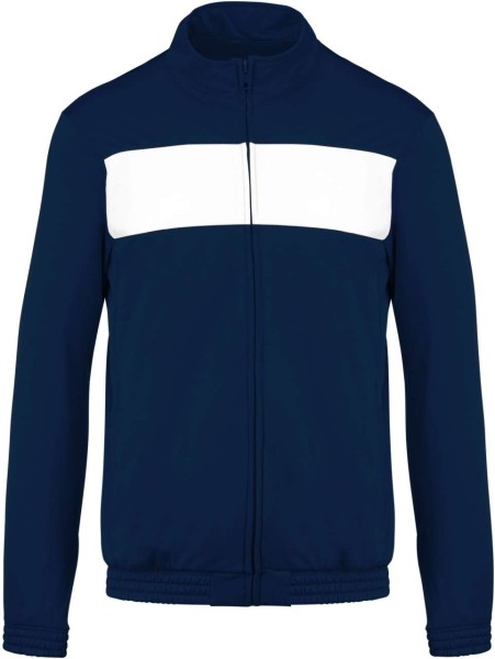 KIDS' TRACKSUIT TOP Kék 