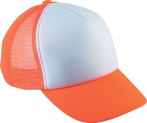 KIDS' TRUCKER MESH CAP - 5 PANELS Fehér 