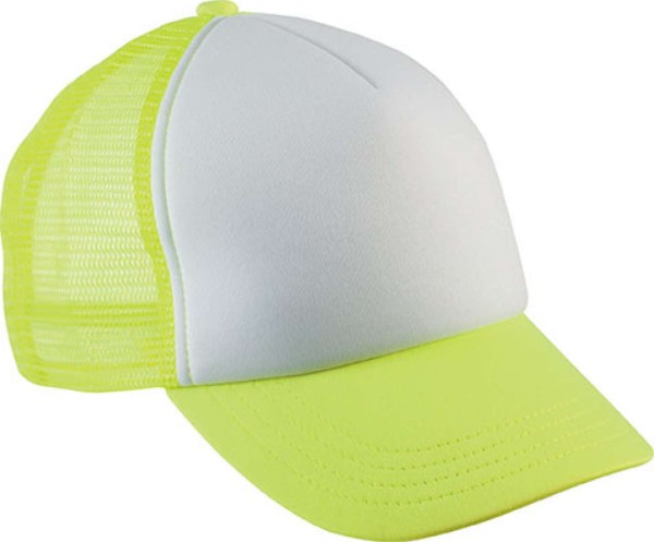 KIDS' TRUCKER MESH CAP - 5 PANELS Fehér 