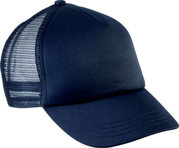KIDS' TRUCKER MESH CAP - 5 PANELS Kék 