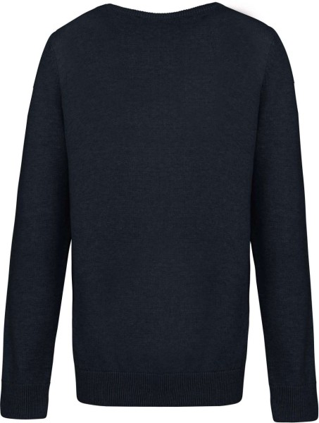 KIDS' V-NECK JUMPER Kék 