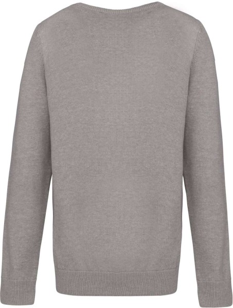 KIDS' V-NECK JUMPER Szürke 