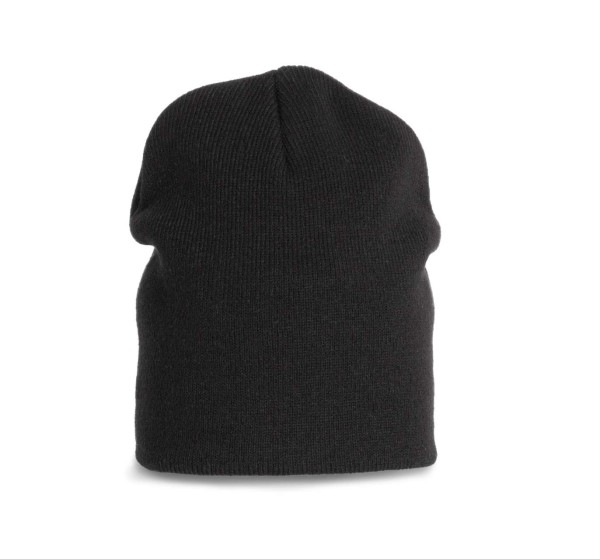 KNITTED BEANIE Fekete 