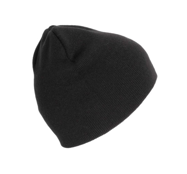 KNITTED BEANIE Fekete 