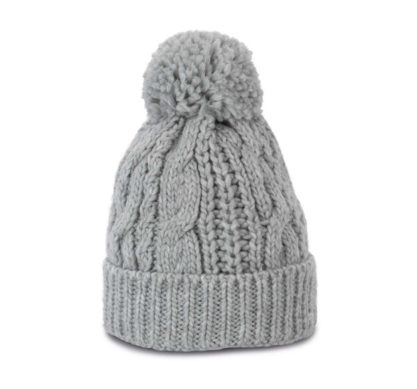KNITTED BEANIE Szürke 