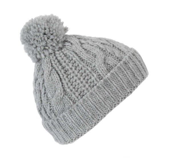 KNITTED BEANIE Szürke 