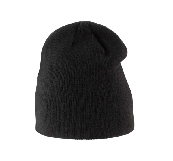 KNITTED KIDS' BEANIE Fekete 