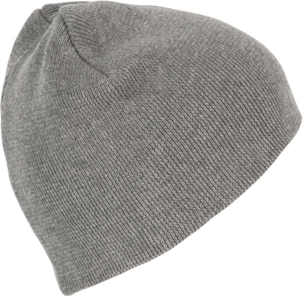 KNITTED ORGANIC COTTON BEANIE Szürke 