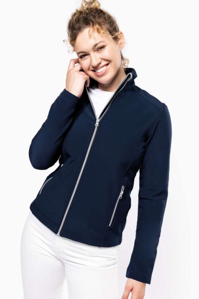 LADIES’ 2-LAYER SOFTSHELL JACKET Fekete 