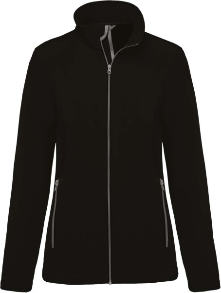 LADIES’ 2-LAYER SOFTSHELL JACKET Fekete 
