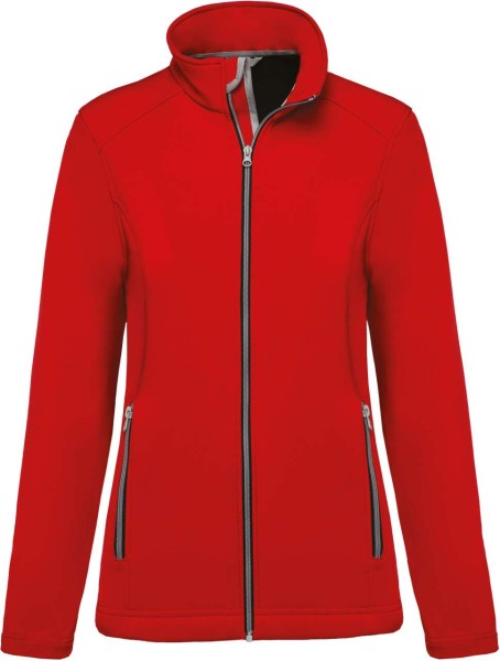 LADIES’ 2-LAYER SOFTSHELL JACKET Piros 