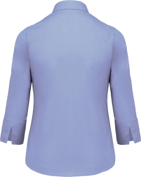 LADIES' 3/4 SLEEVED SHIRT Kék 