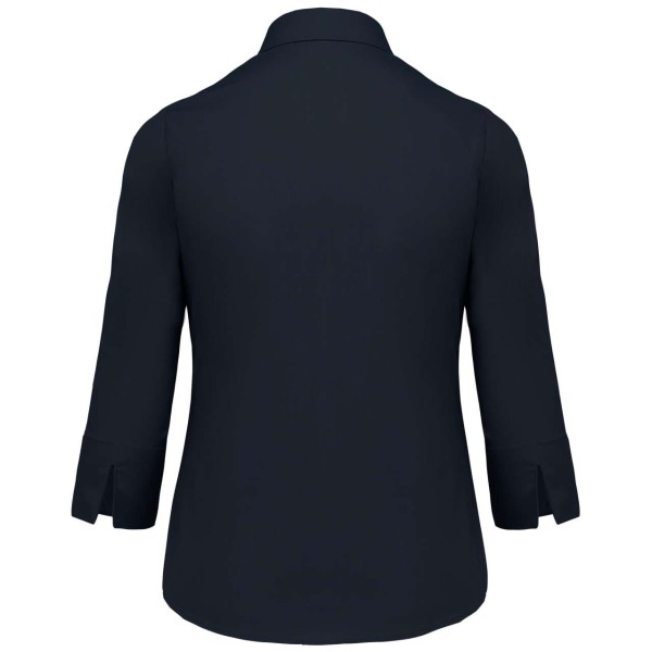 LADIES' 3/4 SLEEVED SHIRT Kék 