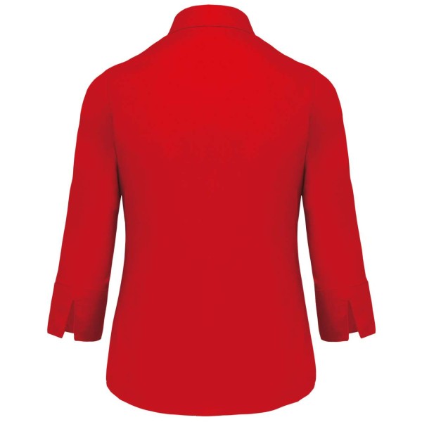 LADIES' 3/4 SLEEVED SHIRT Piros 