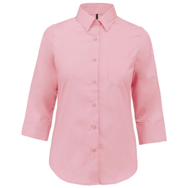 LADIES' 3/4 SLEEVED SHIRT Rózsaszín 