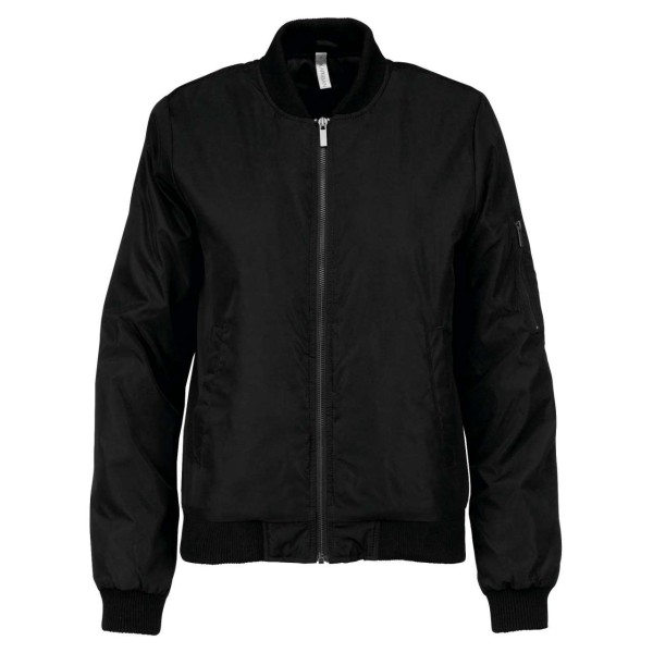 LADIES' BOMBER JACKET Fekete 