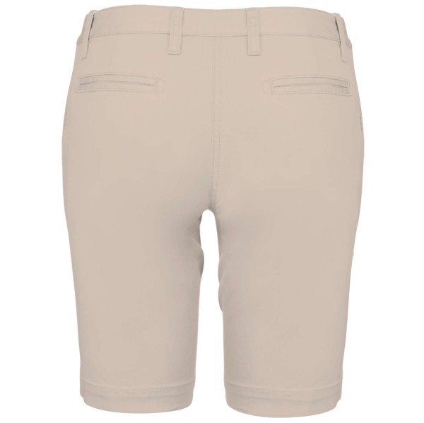LADIES' CHINO BERMUDA SHORTS Barna 