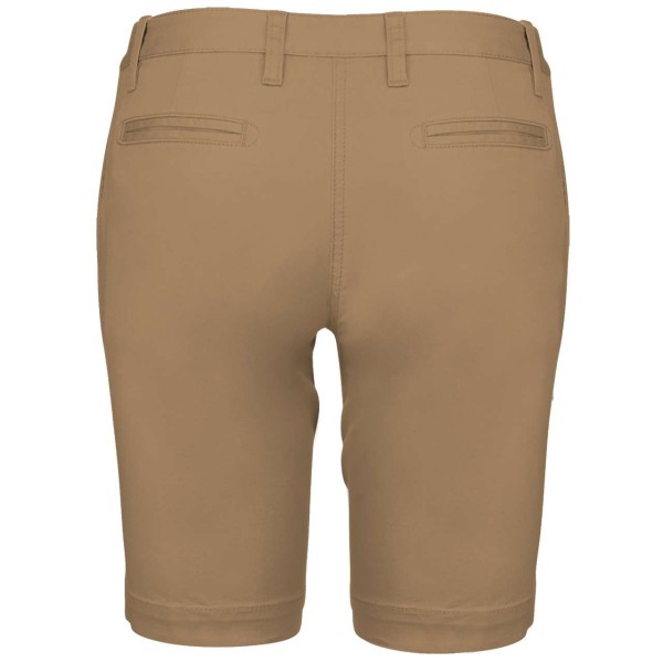 LADIES' CHINO BERMUDA SHORTS Barna 