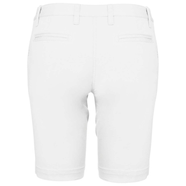 LADIES' CHINO BERMUDA SHORTS Fehér 