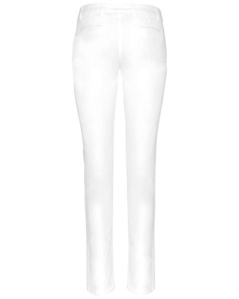 LADIES' CHINO TROUSERS Fehér 