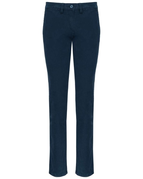 LADIES' CHINO TROUSERS Kék 