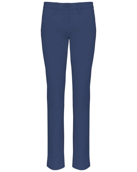 LADIES' CHINO TROUSERS Kék 