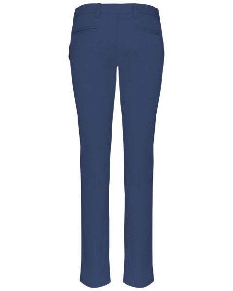 LADIES' CHINO TROUSERS Kék 