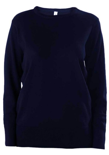 LADIES' CREW NECK JUMPER Kék 